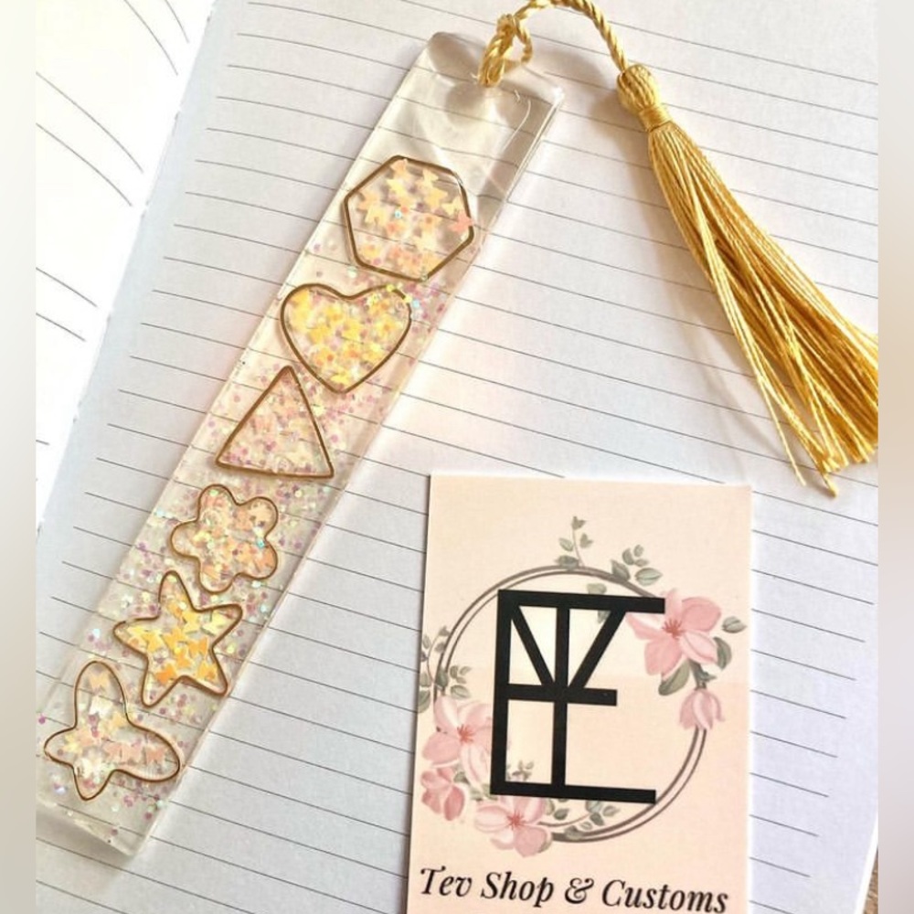 Yellow mellow book mark!! ***HANDMADE***